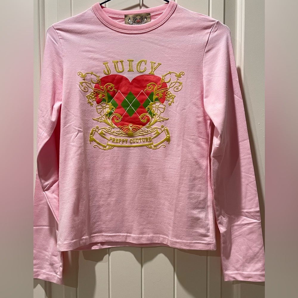 vintage Y2k Juicy Couture girl long sleeve NWT L size